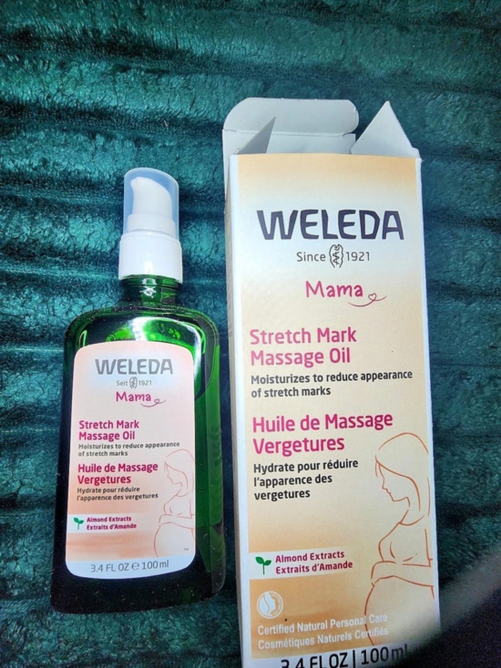 Weleda Mama Stretch Mark Massage Oil 3.4 fl oz NWT